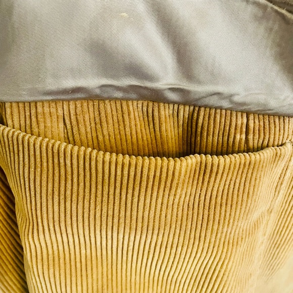 VINTAGE BROWN TAN CORDUROY SPORT COAT BLAZER Size 44 Suit Jacket MADE in SPAIN - Picture 4 of 13